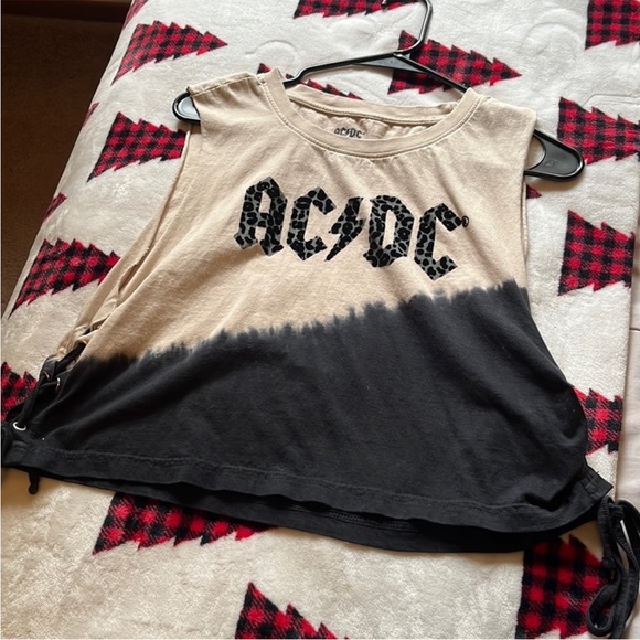 AC/DC Tops - AC/DC large sleeveless top